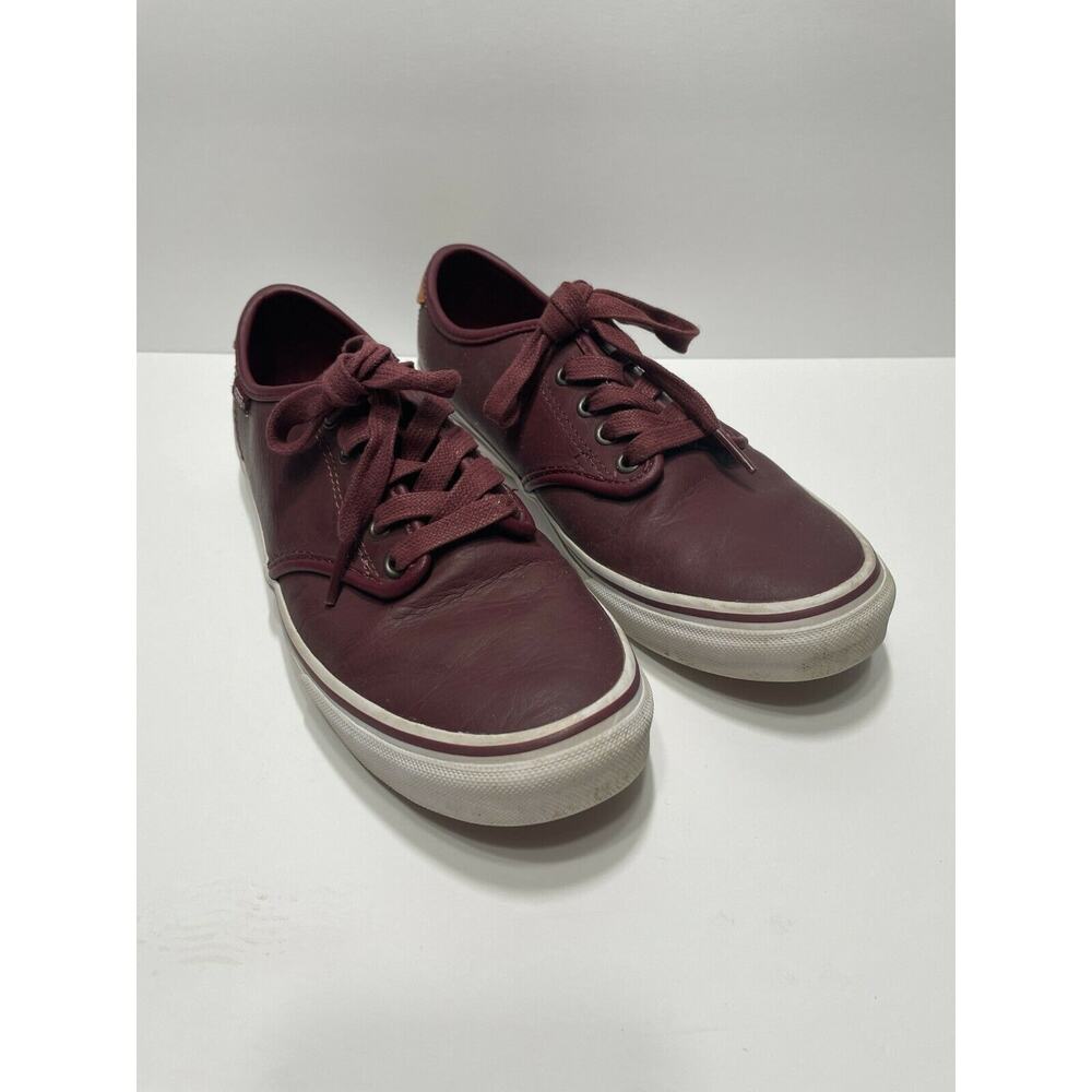 Womens Vans UltraCush Burgundy 8.5 Burgundy Maroon Leather
